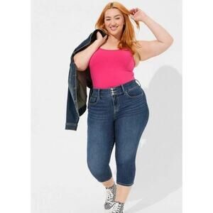 NWT Torrid Feel the Fit Crop Jegging Jeans Size 26 or 4X High Rise Blue Grotto